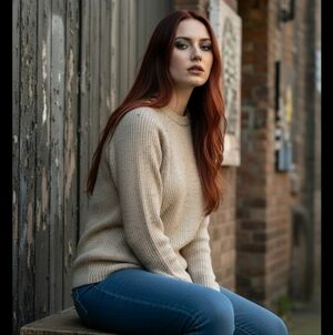 Peregrine British Wool Ford Crew Jumper oatmeal M